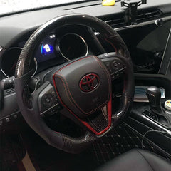 Toyota Steering Wheel - Custom Carbon Fiber Steering Wheel for Camry, Avalon, Corolla, RAV4, and Levin