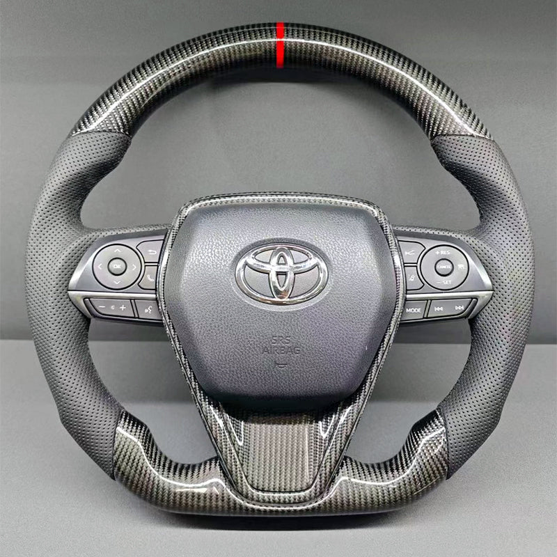 Toyota Steering Wheel - Custom Carbon Fiber Steering Wheel for Camry, Avalon, Corolla, RAV4, and Levin