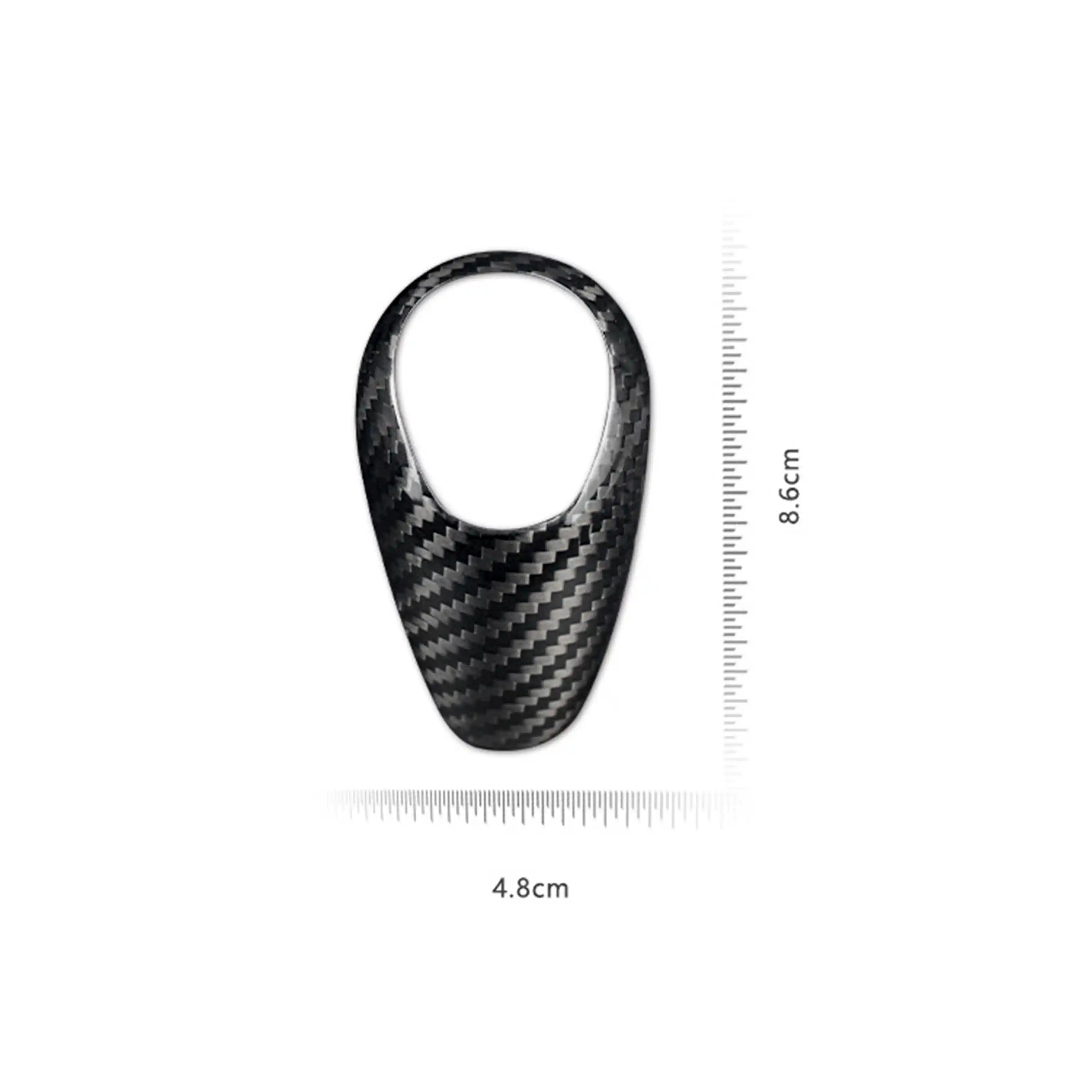Carbon Fiber Shift Knob Surround Cover for BMW M2, M3, M4, M5, X5M, X6M (2012–2018)