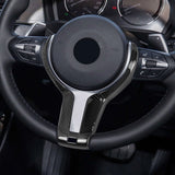 Carbon Fiber Steering Wheel Button Trim Cover for BMW M2, M3, M4 (F87, F80, F82, F83)