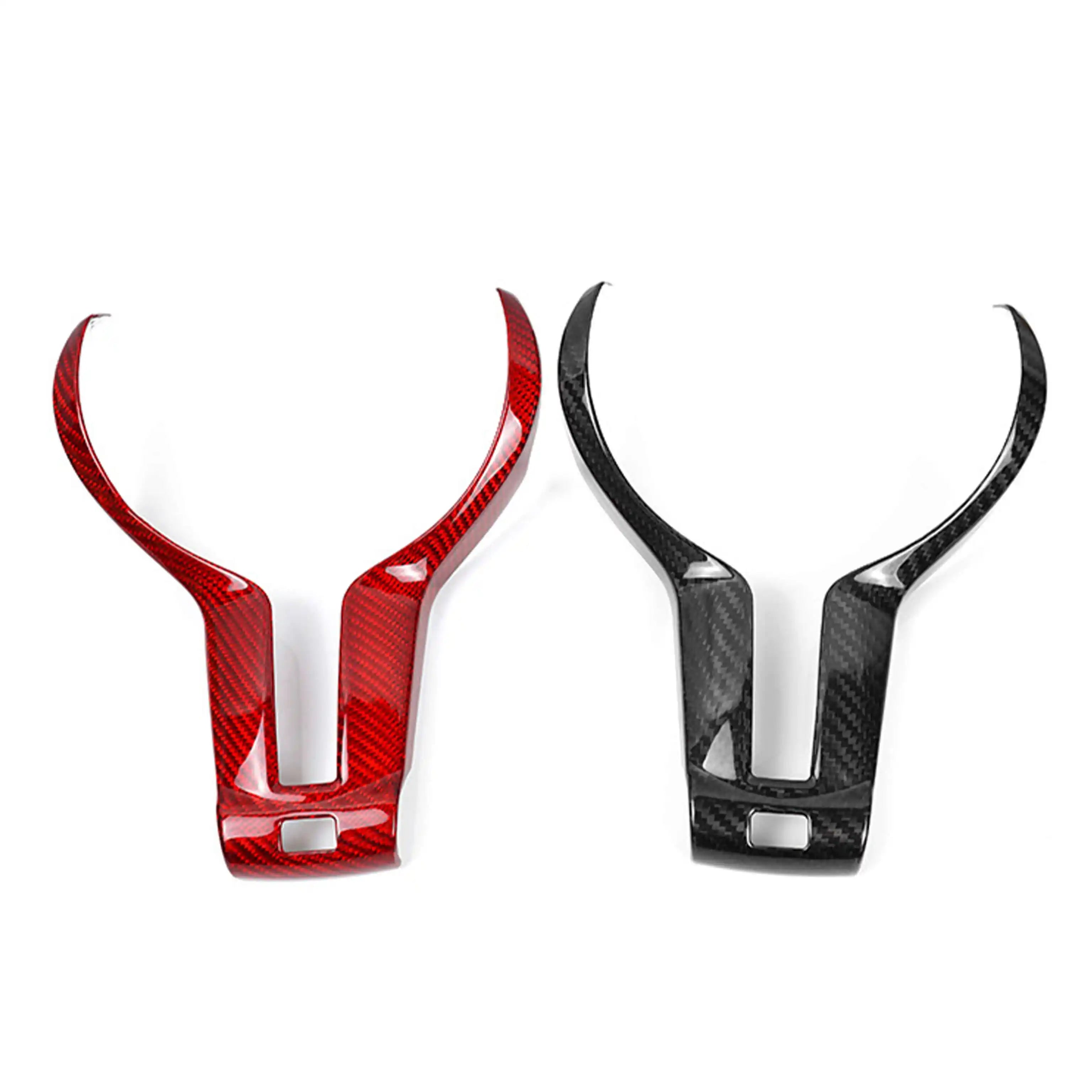 Carbon Fiber Steering Wheel Button Trim Cover for BMW M2, M3, M4 (F87, F80, F82, F83)