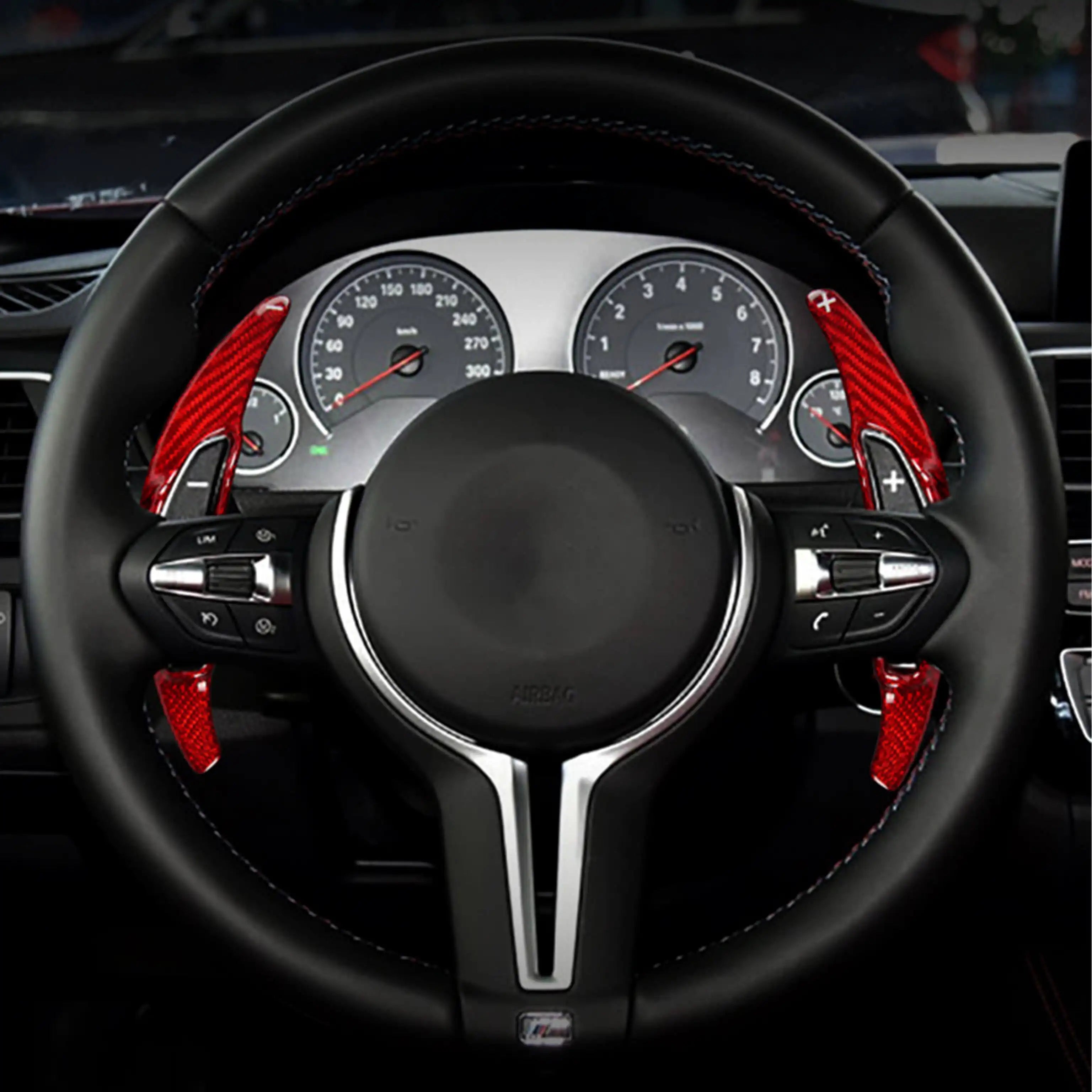 Carbon Fiber Paddle Shifter Extensions for BMW M2, M3, M4, M5, M6, X5M, X6M (2011–2019)