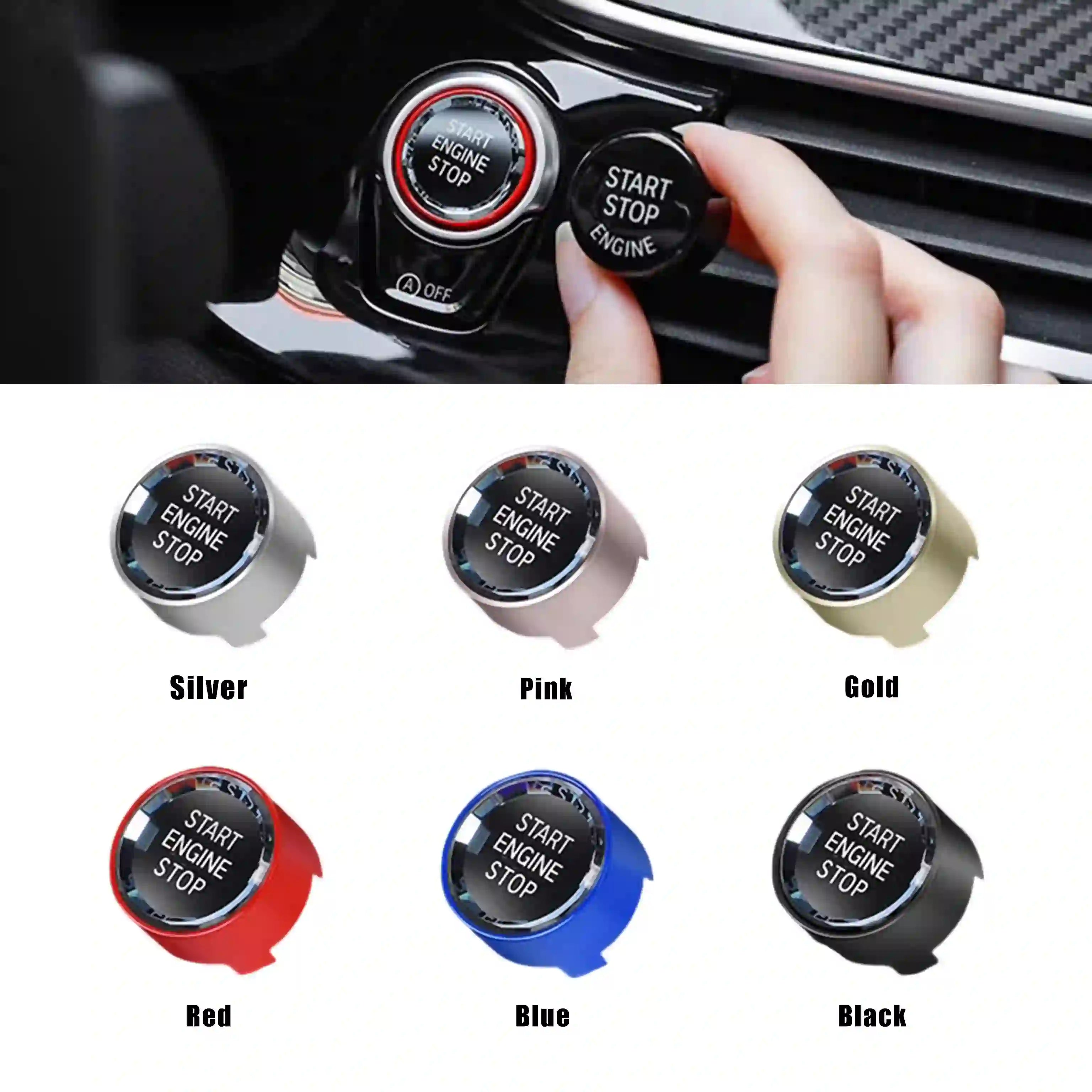 Crystal Start Stop Button for BMW F/G Chassis – Luxury Interior Upgrade