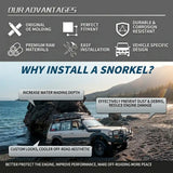Snorkel Kit Compatible With 2011-2015 Ford PX Ranger Wildtrak & XLT 3.2L Diesel
