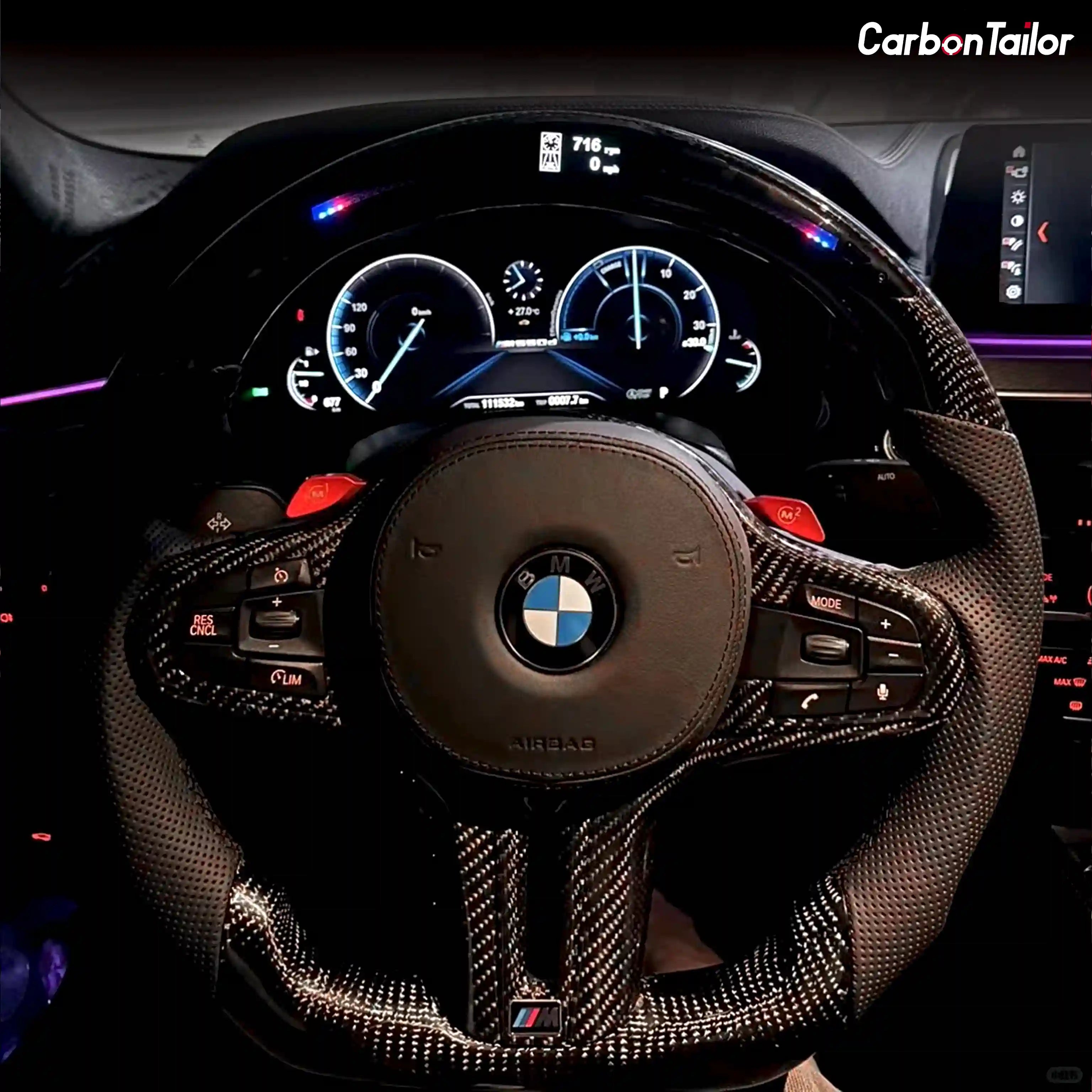 BMW G-Series M Performance Steering Wheel – Latest LCI Style Full Custom | Fits 3/4 Series, M3, M4, X5, X6 & More