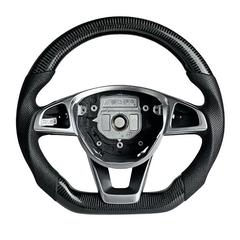 2015-2018 Mercedes-Benz AMG Custom Carbon Fiber Steering Wheel | Retrofit Compatible with Older and Non-AMG Models