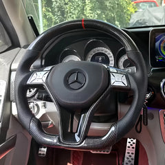2015-2018 Mercedes-Benz AMG Custom Carbon Fiber Steering Wheel | Retrofit Compatible with Older and Non-AMG Models