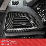 BMW F20 F21 F22 Dry Carbon Fiber Air Vent Trim Cover 1/2 Series Interior Vent Frame Decoration