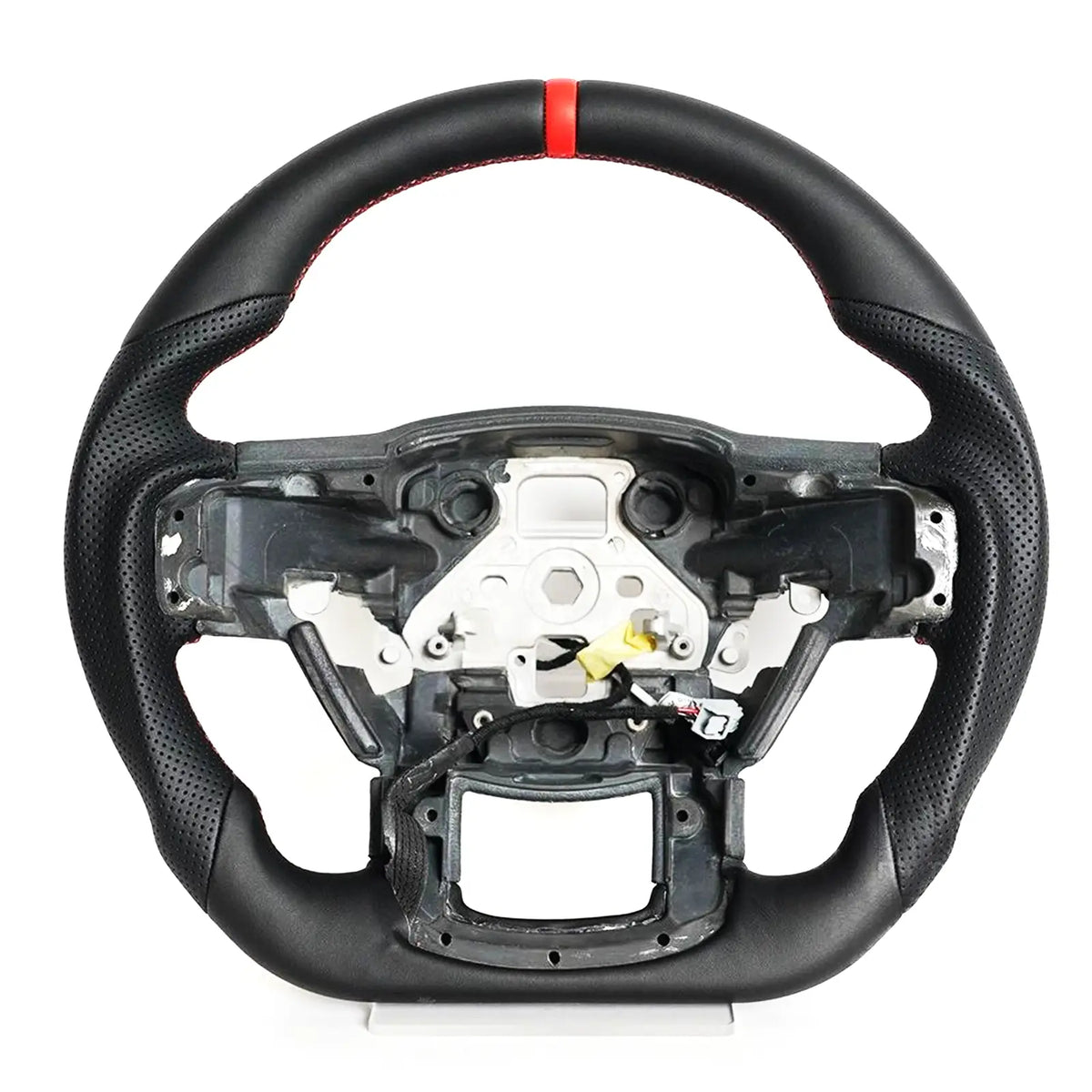 Volante de Fibra de Carbono para Ford F-150 (2015-2020) y Raptor (2017-2024) - Fibra de Carbono Real y Cuero Perforado