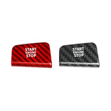 Real Carbon Fiber Engine Start Stop Button Cover Trim for BMW 5 Series 7 Series G60 G70 2024-2025 Interior Decoration