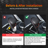 Real Carbon Fiber Gear Shift Knob Trim Cover for BMW M3 M4 M2 X3M X4M X5 X6M Interior Upgrade