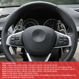 BMW F20 F30 F10 Carbon Fiber Paddle Shifter Trim Covers Dry Carbon Steering Wheel Shift Paddles for BMW F-Series F20 F30 F10 F22 F32 X Series Interior Upgrade