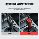 BMW E90 E91 E60 E85 E86 E53 Dry Carbon Fiber Gear Shift Knob Cover Interior Trim Overlay