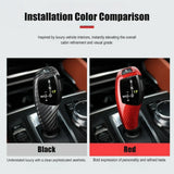 BMW Carbon Fiber Gear Shift Knob Trim Cover for F10 F20 F30 F32 F01 E70 F15 RHD Compatible Interior Overlay