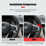 BMW F20 F30 F10 Carbon Fiber Paddle Shifter Trim Covers Dry Carbon Steering Wheel Shift Paddles for BMW F-Series F20 F30 F10 F22 F32 X Series Interior Upgrade