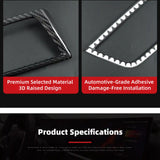 BMW 3 Series F30 F31 Carbon Fiber Passenger Side Air Vent Trim Cover Interior Overlay Dry Carbon Fiber Interior Upgrade