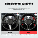 Dry Carbon Fiber Paddle Shifter Trim Cover for BMW M2 M3 M4 M5 M6 X5M X6M F87 F80 F82 F83 Steering Wheel Shift Paddle Interior Upgrade