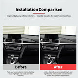 BMW 3 Series 4 Series F30 F32 Carbon Fiber Center Console Dashboard Interior Trim Panel Cover Compatible With F30 F31 F34 F32 F33 F36 LCI