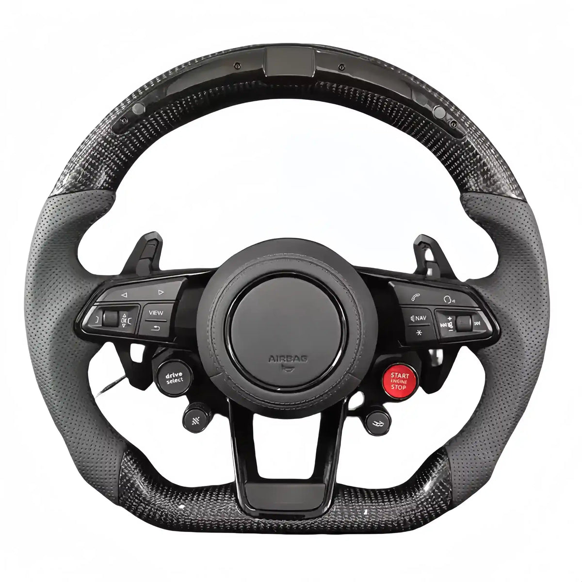 Volante personalizado de fibra de carbono – Audi TT / TTS / TT RS (2008–2014)