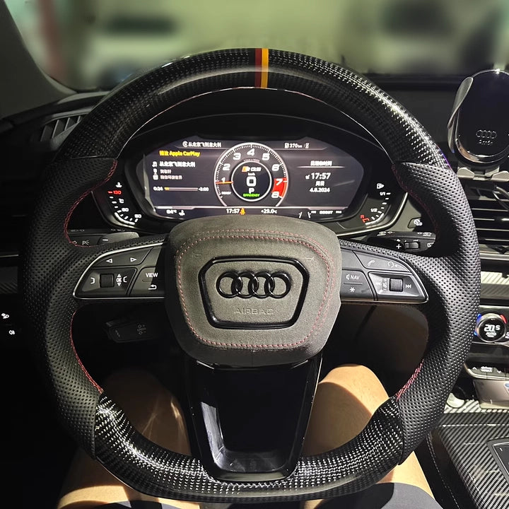 Audi RS6 / RS7 / S6 / S7 / A6 / A7 / A8 Custom Carbon Fiber Steering Wheel