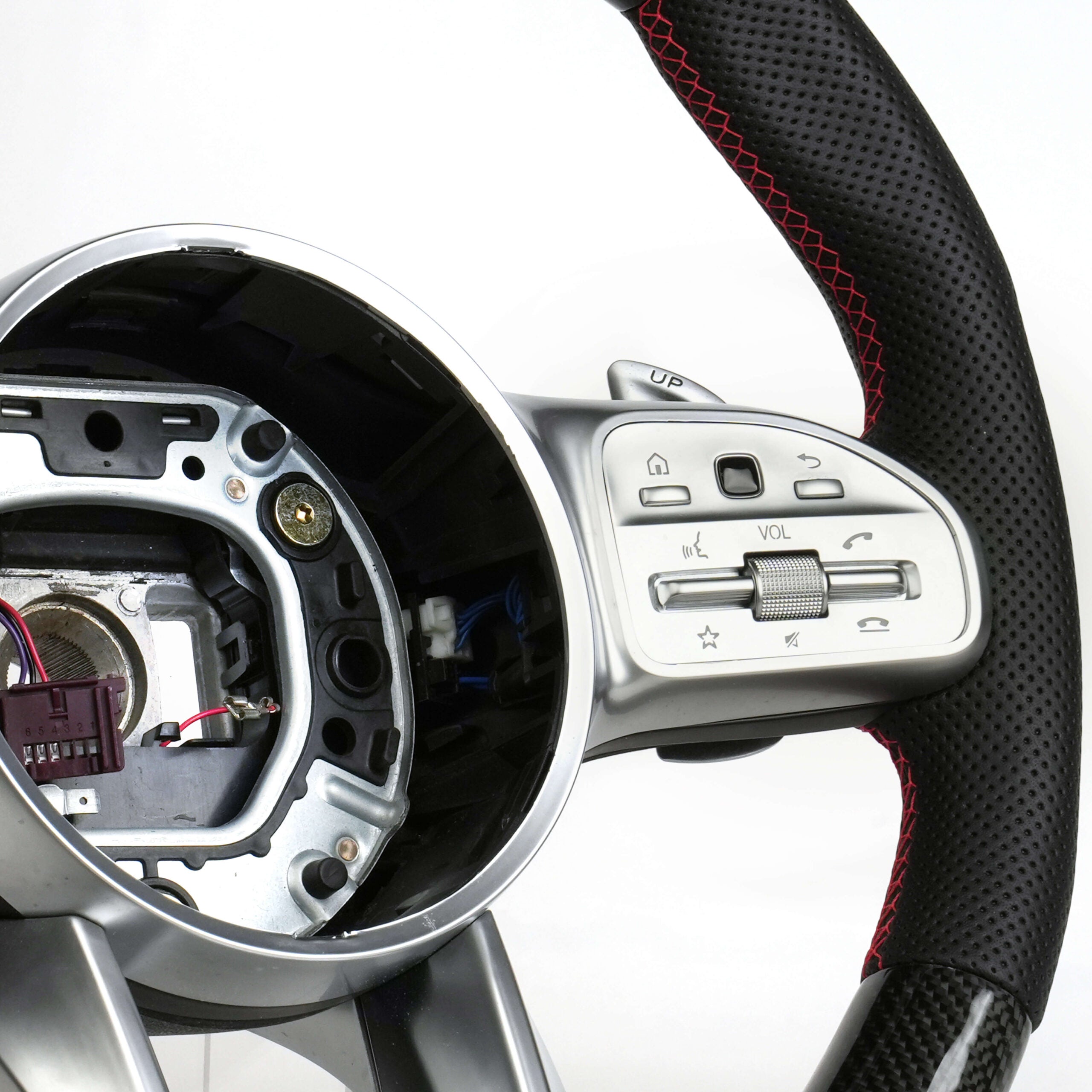 2018-2021 Mercedes-Benz AMG Custom Carbon Fiber Steering Wheel for C, CLA, CLS, E, G, GLA, GLB, GLE, GT, S-Class