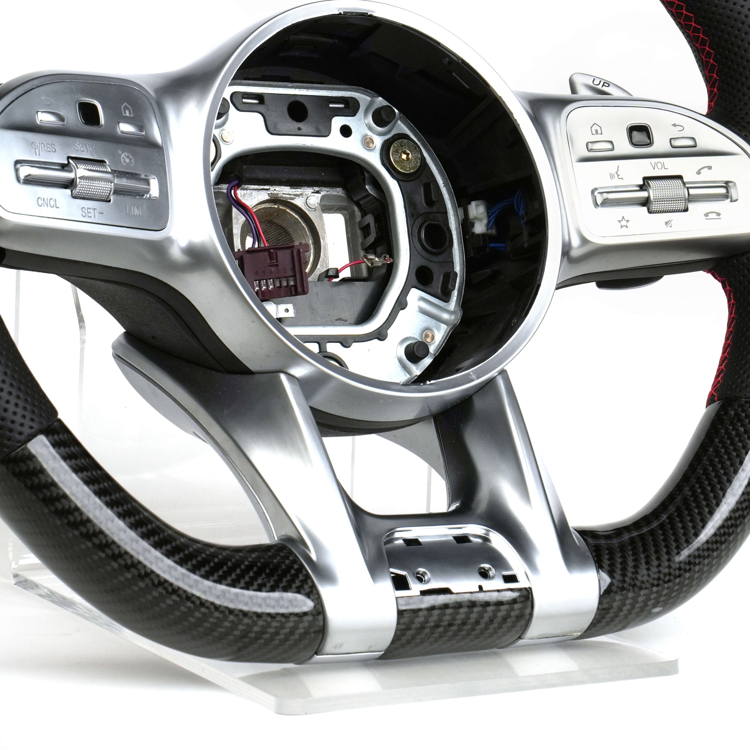2018-2021 Mercedes-Benz AMG Custom Carbon Fiber Steering Wheel for C, CLA, CLS, E, G, GLA, GLB, GLE, GT, S-Class