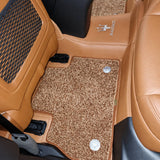 Bespoke Premium Top-Grain Cowhide Leather Floor Mats for Maserati | Custom Fit Luxury Interior Mats