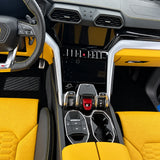 Bespoke Premium Top-Grain Cowhide Leather Floor Mats for Lamborghini | Custom-Fit Luxury Interior Mats