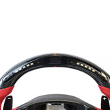 Corvette C7 steering wheel controls LED shift indicator buttons detail