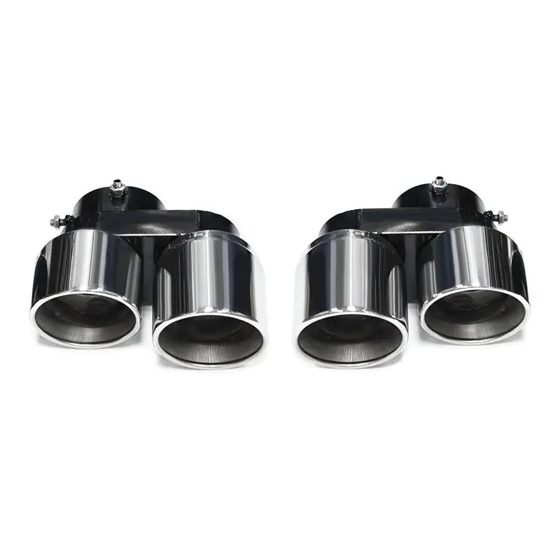 BMW G05 G06 G07 Quad Exhaust Tips Carbon Fiber Stainless Steel Bolt-On Tailpipe Upgrade for X5 X6 X7 2019+