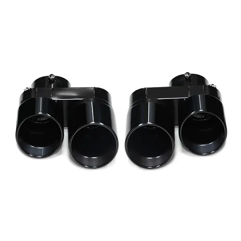 Carbon Fiber Quad Exhaust Tips for BMW X5 X6 X7 G05 G06 G07 2019+ Stainless Steel Bolt-On Exhaust Tailpipe Covers