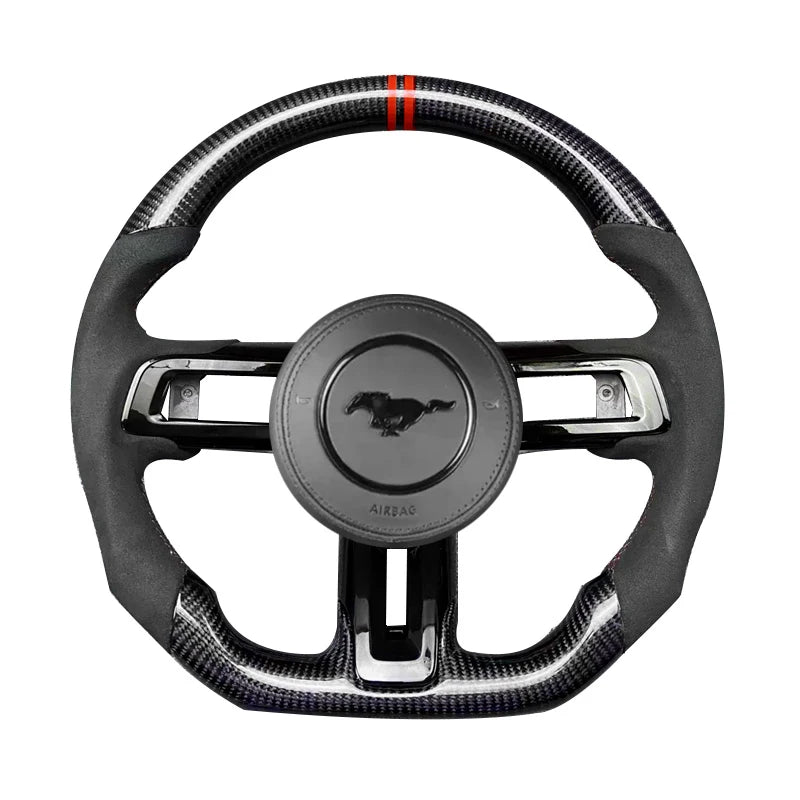 2024+ Ford Mustang S650/S550 Carbon Fiber Steering Wheel Full Custom