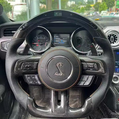2024+ Ford Mustang S650/S550 Carbon Fiber Steering Wheel Full Custom