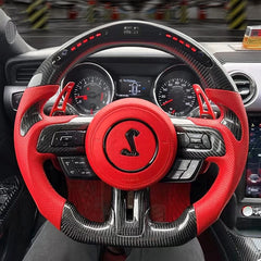 2024+ Ford Mustang S650/S550 Carbon Fiber Steering Wheel Full Custom