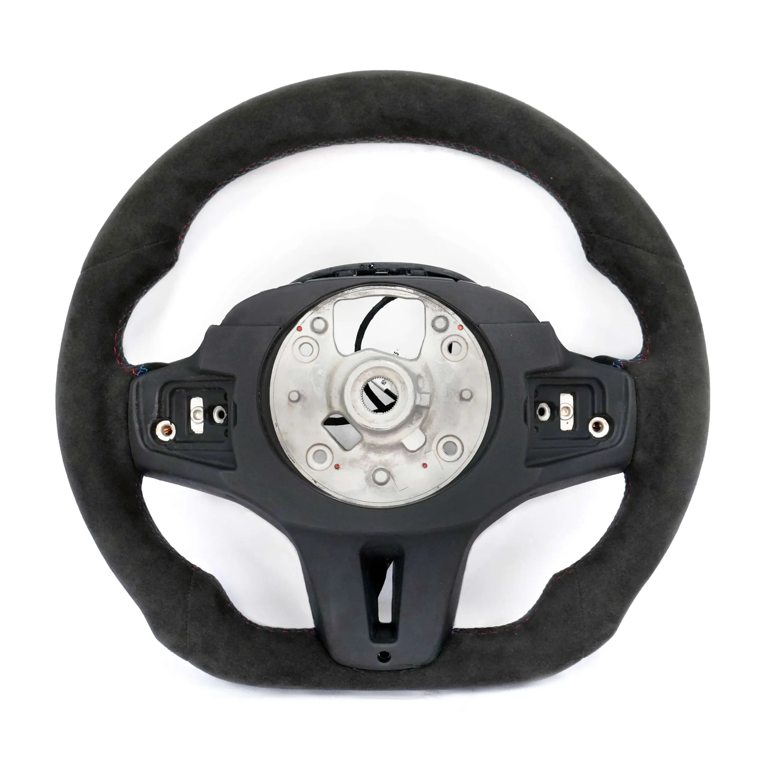 Custom Full Leather Steering Wheel for BMW G Series CS Style - LED Display and Full Alcantara
