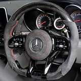 2018-2021 Mercedes-Benz AMG Custom Carbon Fiber Steering Wheel for C, CLA, CLS, E, G, GLA, GLB, GLE, GT, S-Class