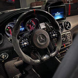 2018-2021 Mercedes-Benz AMG Custom Carbon Fiber Steering Wheel for C, CLA, CLS, E, G, GLA, GLB, GLE, GT, S-Class