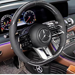 2022-2024 Mercedes-Benz AMG Custom Carbon Fiber Steering Wheel for C, CLA, CLS, E, G, GLA, GLB, GLE, GT, S-Class